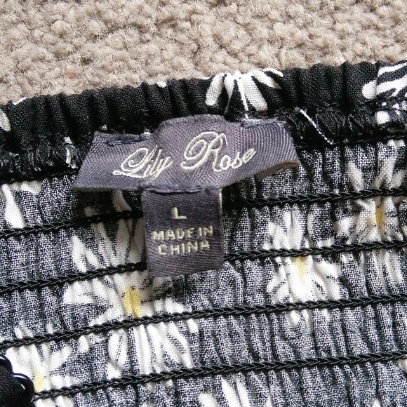 Brand New Floral B&W Dress AU S-M check measurements - Picture 8 of 8